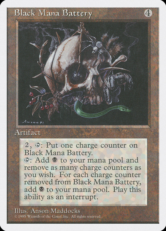 Black Mana Battery [Fourth Edition] | Galaxy Games LLC