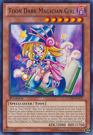 Toon Dark Magician Girl [LCYW-EN111] Rare | Galaxy Games LLC