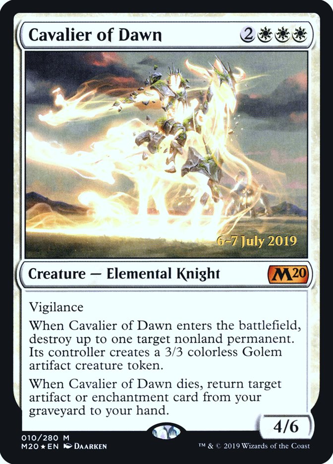 Cavalier of Dawn [Core Set 2020 Prerelease Promos] | Galaxy Games LLC