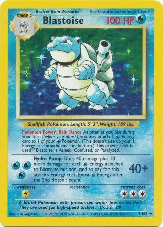 Blastoise (2/102) [Base Set Unlimited] | Galaxy Games LLC