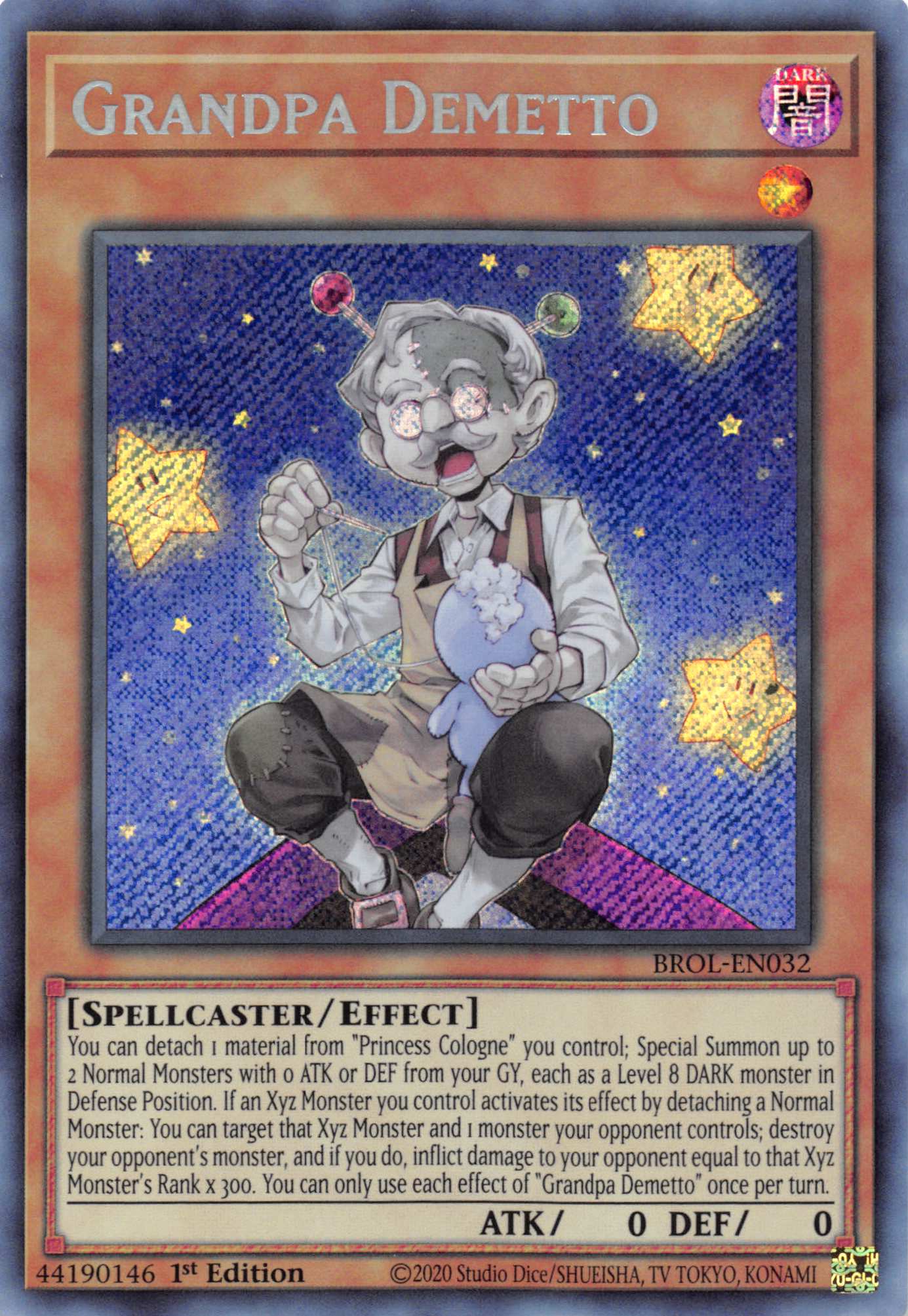Grandpa Demetto [BROL-EN032] Secret Rare | Galaxy Games LLC