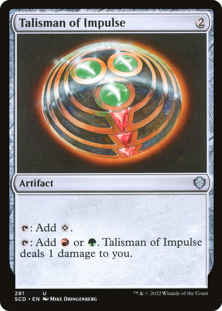 Talisman of Impulse [Starter Commander Decks] | Galaxy Games LLC