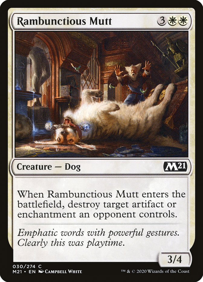 Rambunctious Mutt [Core Set 2021] | Galaxy Games LLC