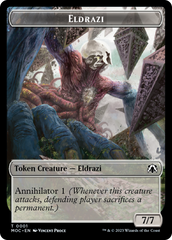 Eldrazi // Angel (4) Double-Sided Token [March of the Machine Commander Tokens] | Galaxy Games LLC