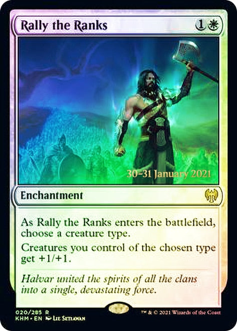 Rally the Ranks [Kaldheim Prerelease Promos] | Galaxy Games LLC