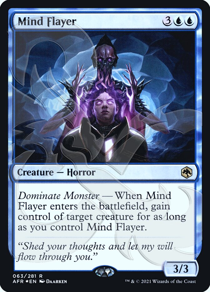 Mind Flayer (Ampersand Promo) [Dungeons & Dragons: Adventures in the Forgotten Realms Promos] | Galaxy Games LLC