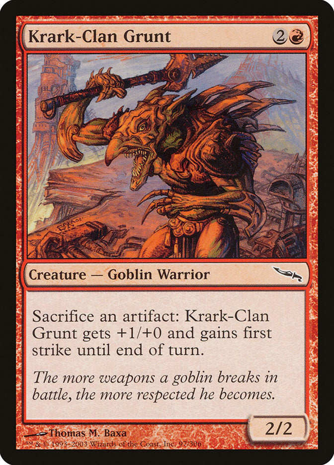 Krark-Clan Grunt [Mirrodin] | Galaxy Games LLC