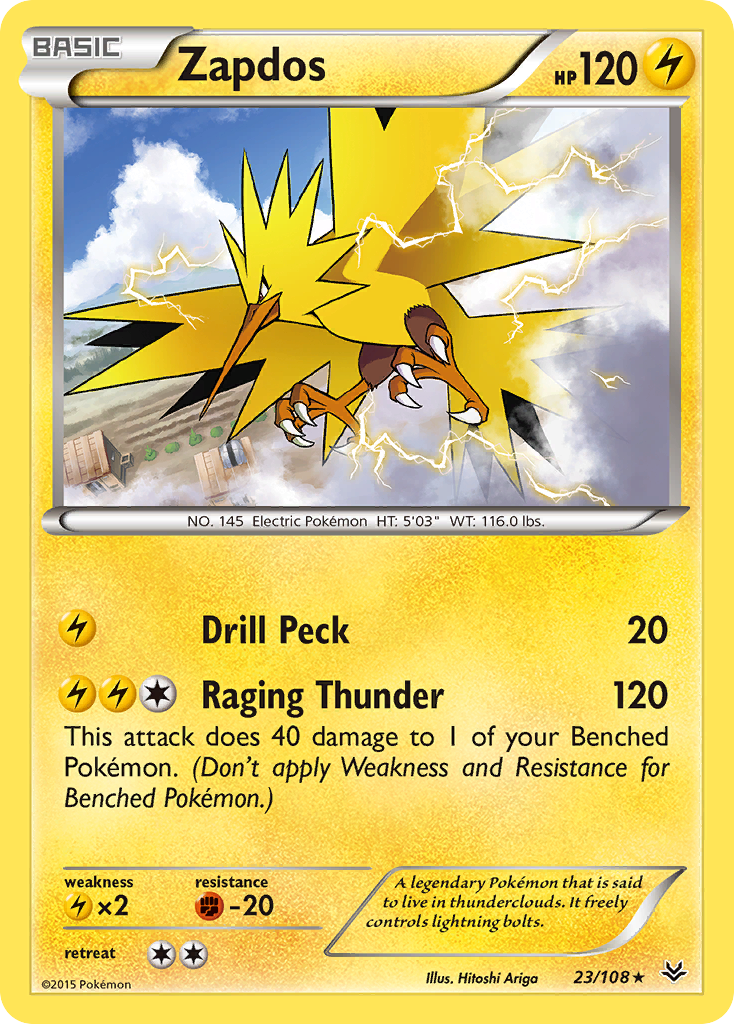 Zapdos (23/108) [XY: Roaring Skies] | Galaxy Games LLC