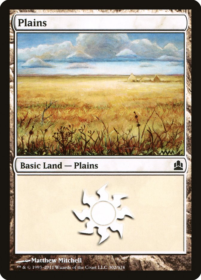 Plains (302) [Commander 2011] | Galaxy Games LLC