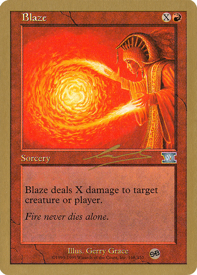 Blaze (Nicolas Labarre) [World Championship Decks 2000] | Galaxy Games LLC