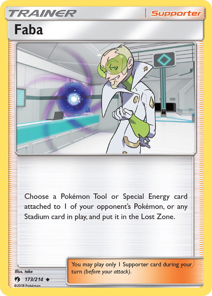 Faba (173/214) [Sun & Moon: Lost Thunder] | Galaxy Games LLC