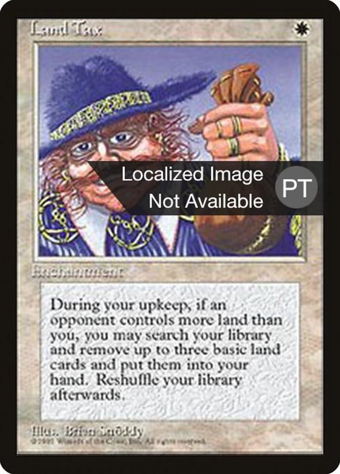 Land Tax [Fourth Edition (Foreign Black Border)] | Galaxy Games LLC