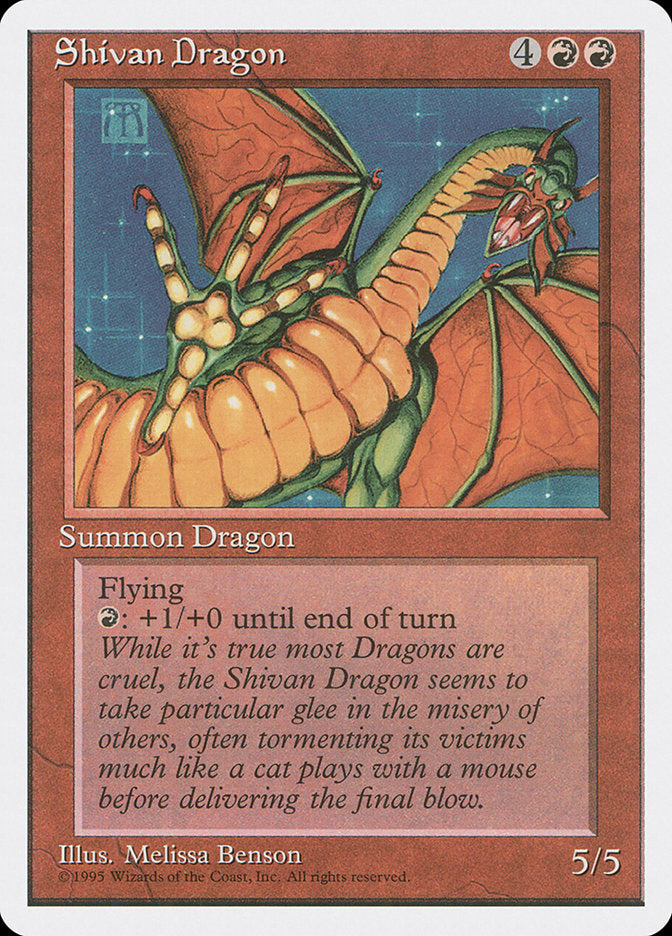 Shivan Dragon [Fourth Edition] | Galaxy Games LLC