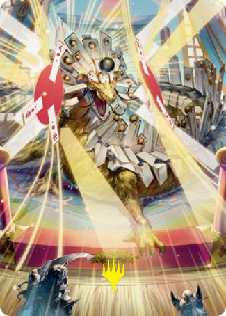 Spirit-Sister's Call Art Card (Gold-Stamped Signature) [Kamigawa: Neon Dynasty Art Series] | Galaxy Games LLC
