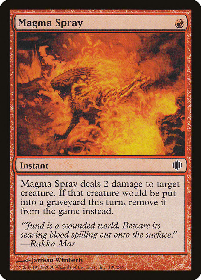 Magma Spray [Shards of Alara] | Galaxy Games LLC