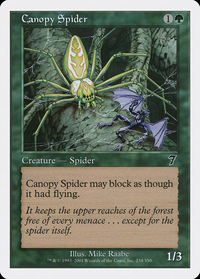 Canopy Spider [Seventh Edition] | Galaxy Games LLC