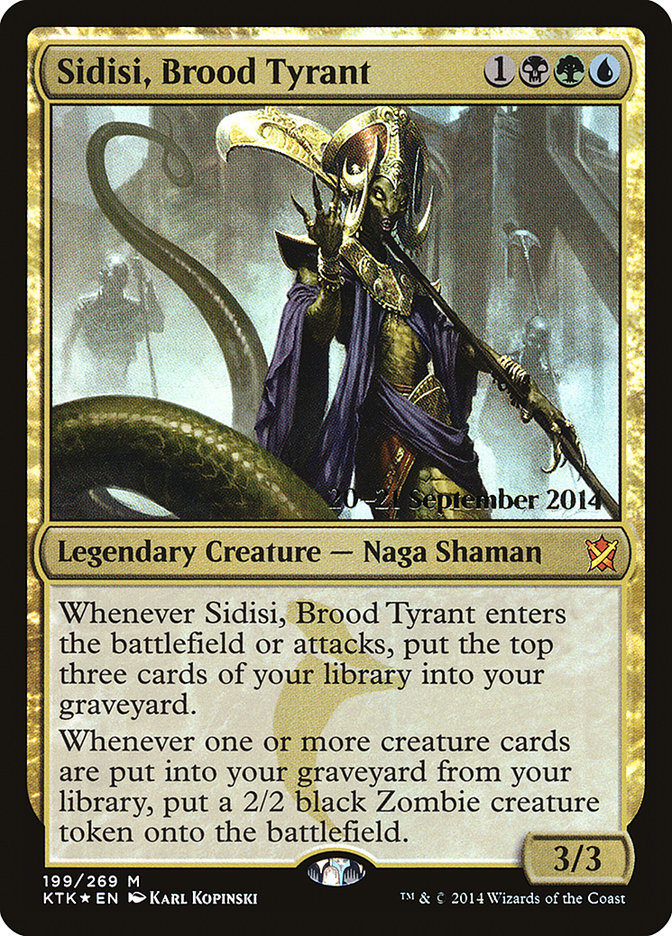 Sidisi, Brood Tyrant [Khans of Tarkir Prerelease Promos] | Galaxy Games LLC