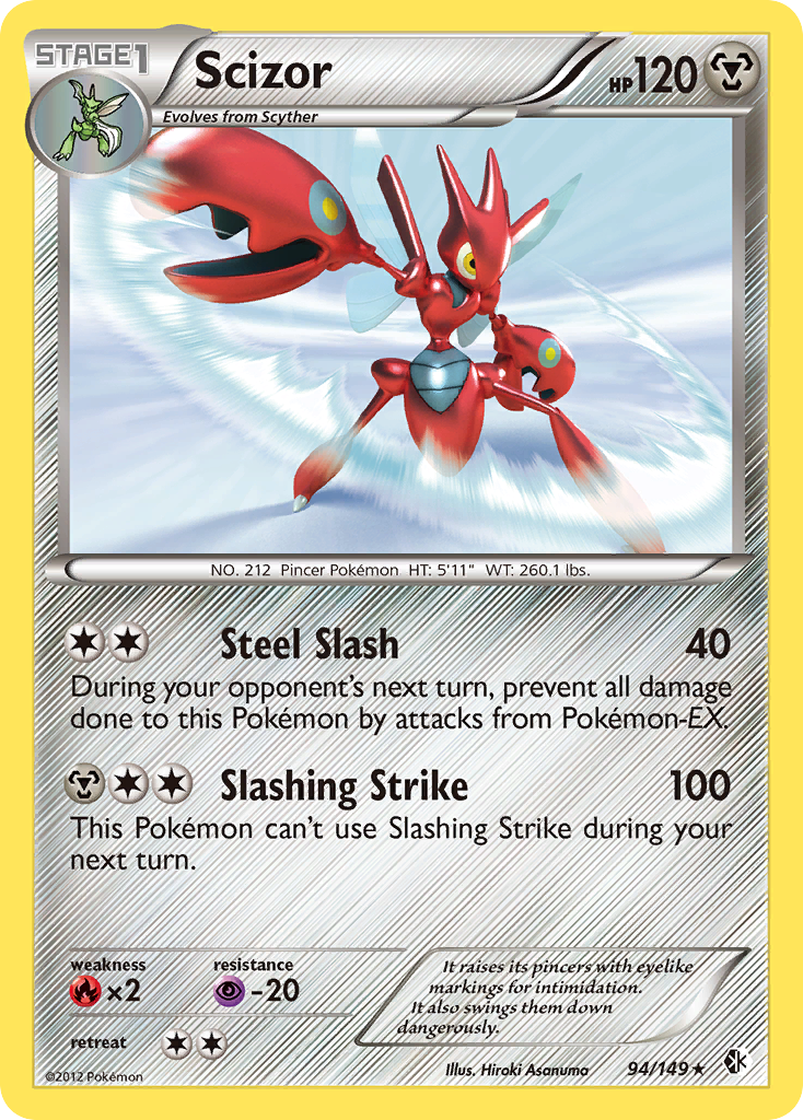 Scizor (94/149) [Black & White: Boundaries Crossed] | Galaxy Games LLC