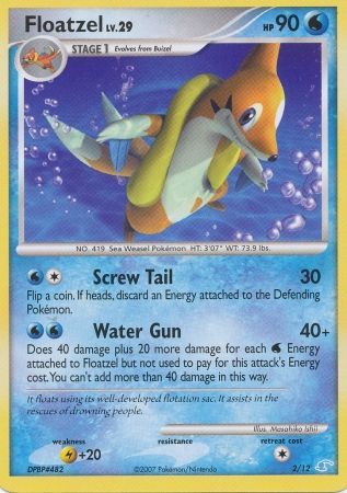 Floatzel (2/12) [Diamond & Pearl: Trainer Kit - Manaphy] | Galaxy Games LLC