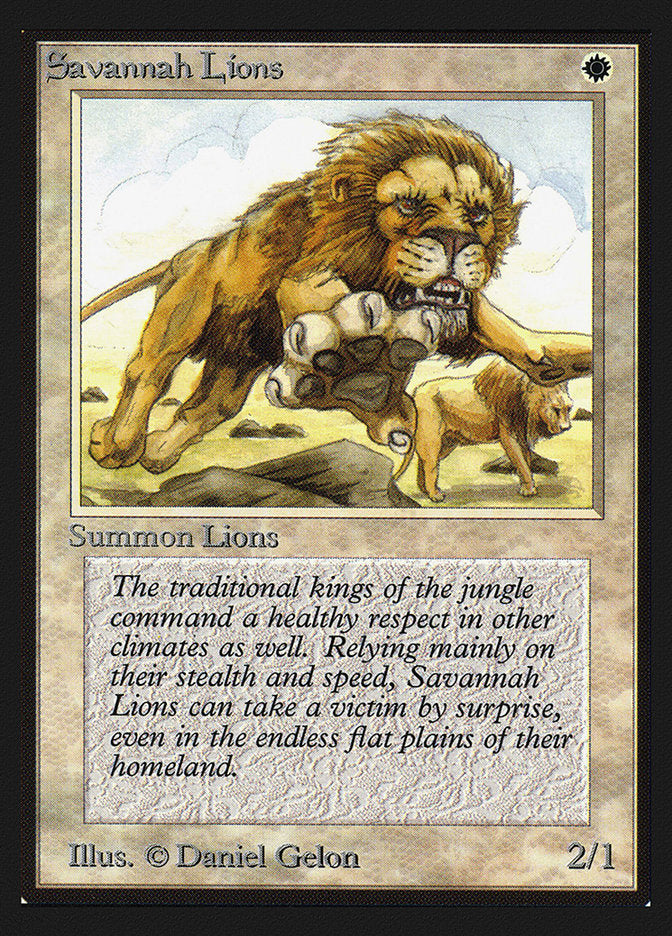 Savannah Lions [International Collectors' Edition] | Galaxy Games LLC