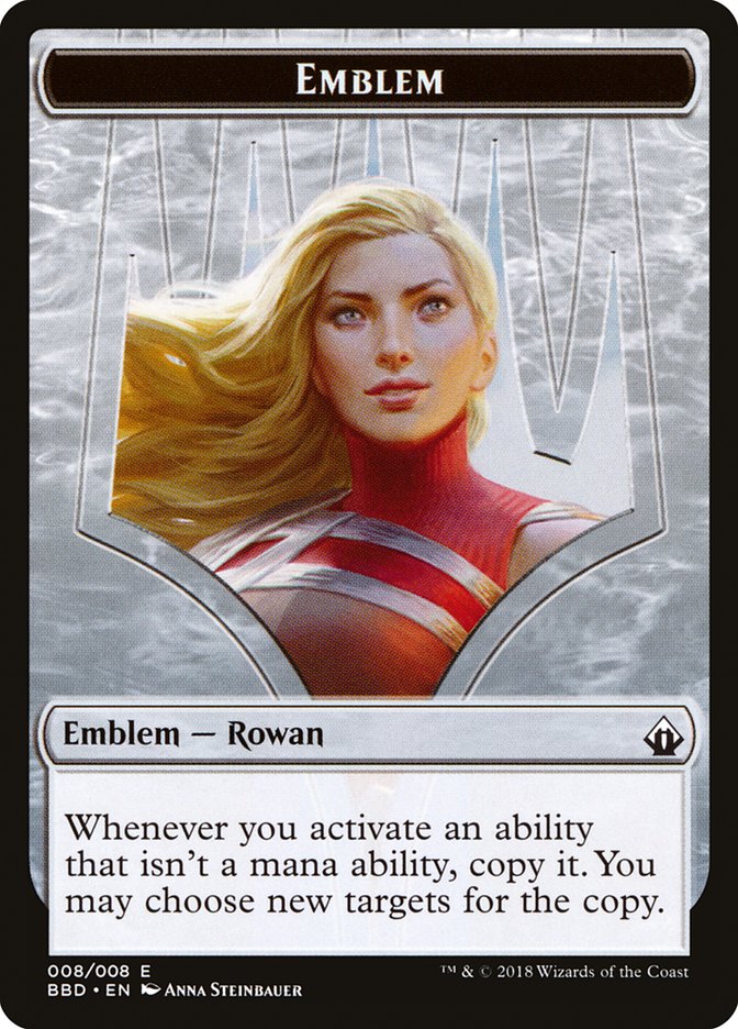 Rowan Kenrith Emblem [Battlebond Tokens] | Galaxy Games LLC