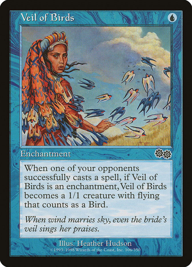 Veil of Birds [Urza's Saga] | Galaxy Games LLC