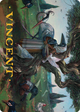 Kindred Discovery Art Card (Gold-Stamped Signature) [Commander Legends: Battle for Baldur's Gate Art Series] | Galaxy Games LLC