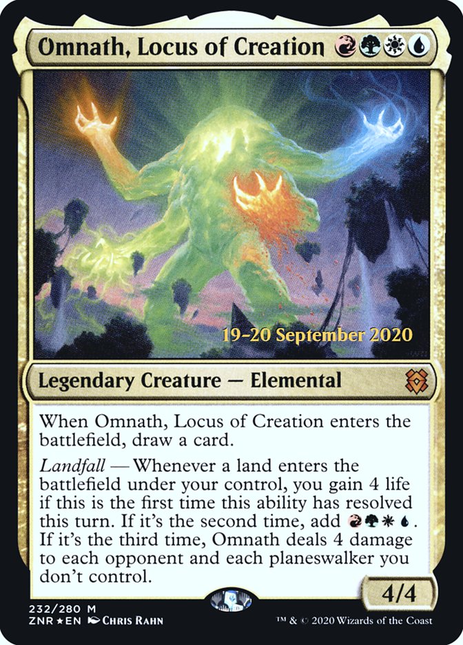 Omnath, Locus of Creation [Zendikar Rising Prerelease Promos] | Galaxy Games LLC