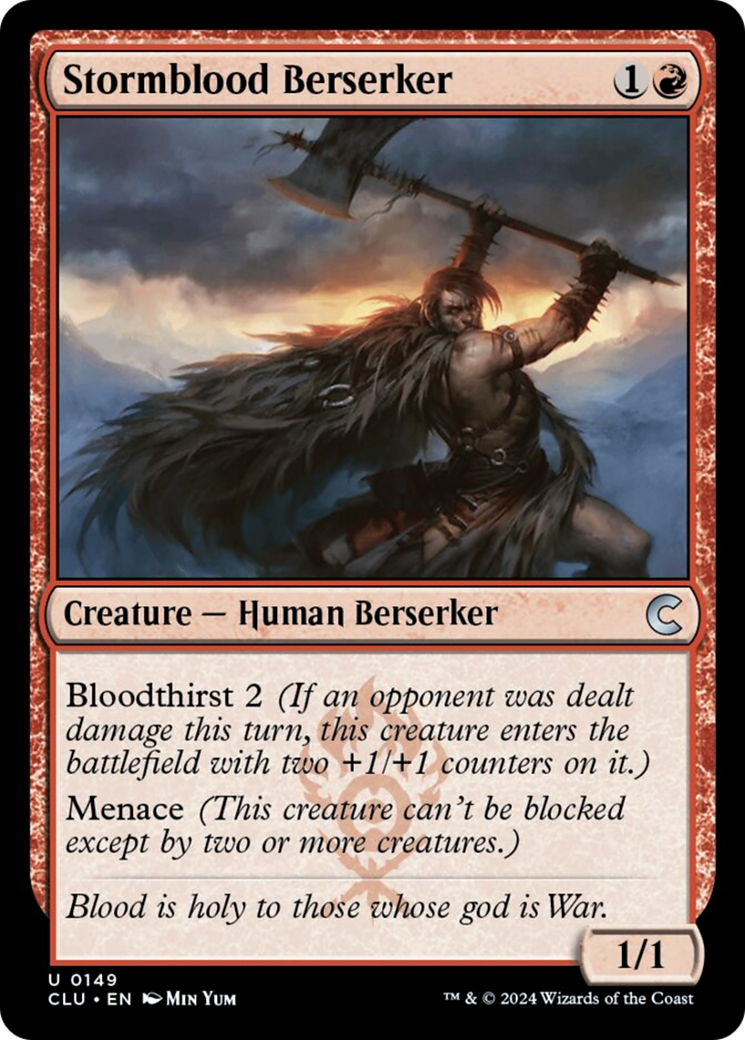 Stormblood Berserker [Ravnica: Clue Edition] | Galaxy Games LLC