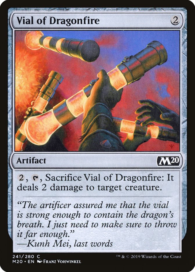 Vial of Dragonfire [Core Set 2020] | Galaxy Games LLC