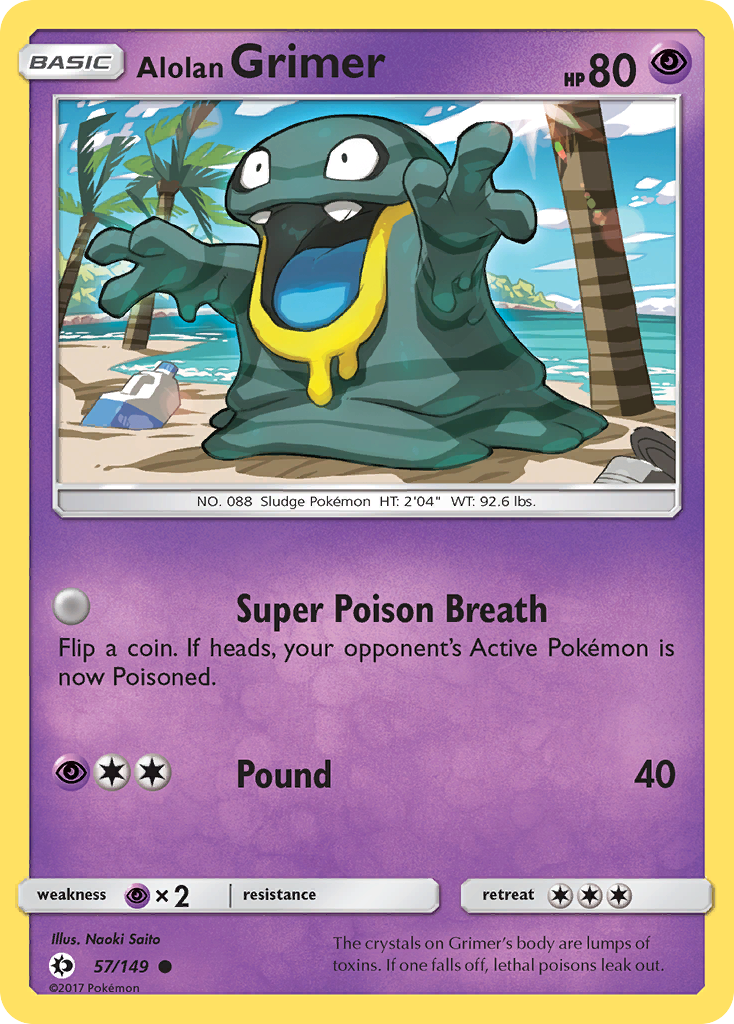 Alolan Grimer (57/149) [Sun & Moon: Base Set] | Galaxy Games LLC