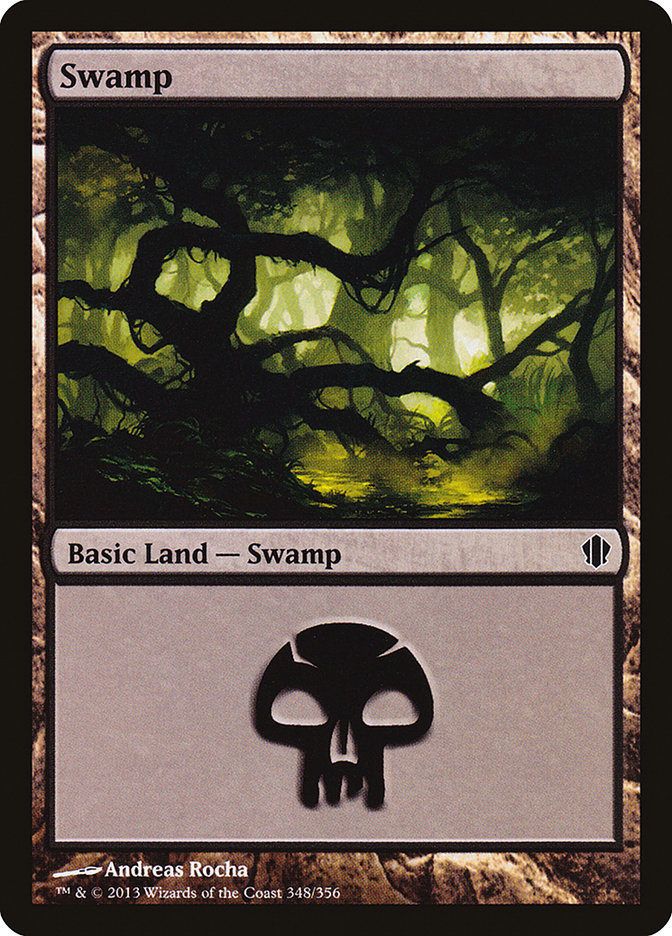 Swamp (348) [Commander 2013] | Galaxy Games LLC