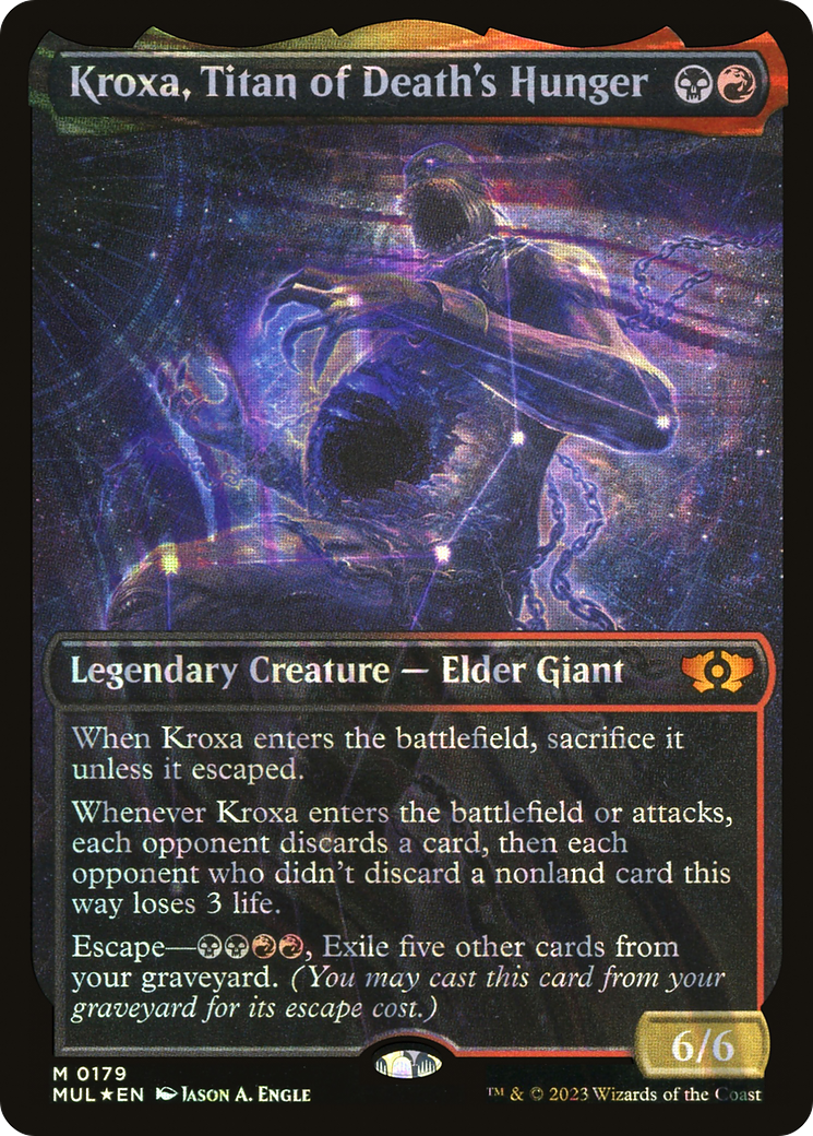 Kroxa, Titan of Death's Hunger (Halo Foil) [Multiverse Legends] | Galaxy Games LLC