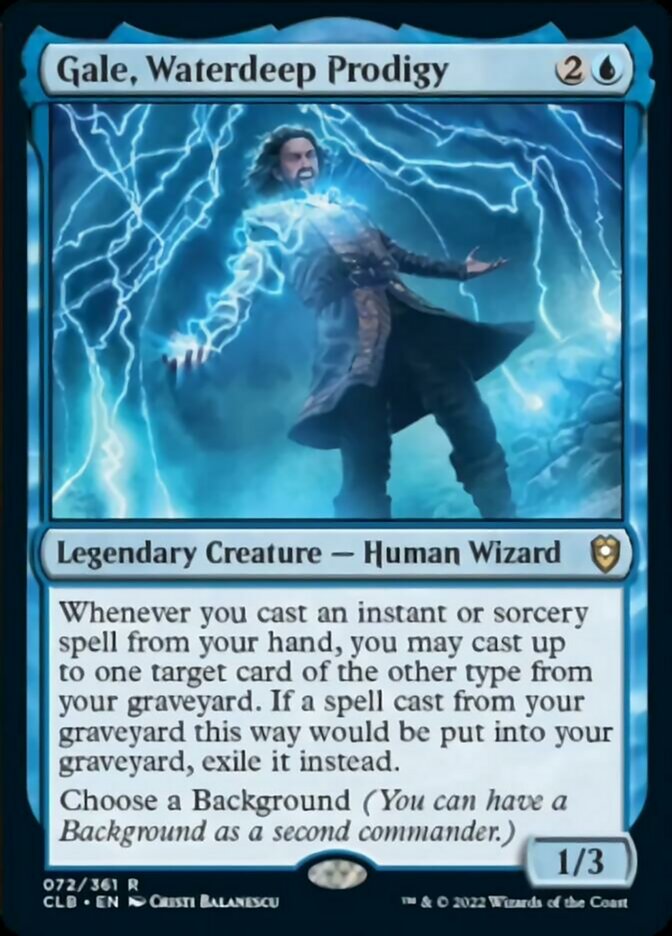 Gale, Waterdeep Prodigy [Commander Legends: Battle for Baldur's Gate] | Galaxy Games LLC