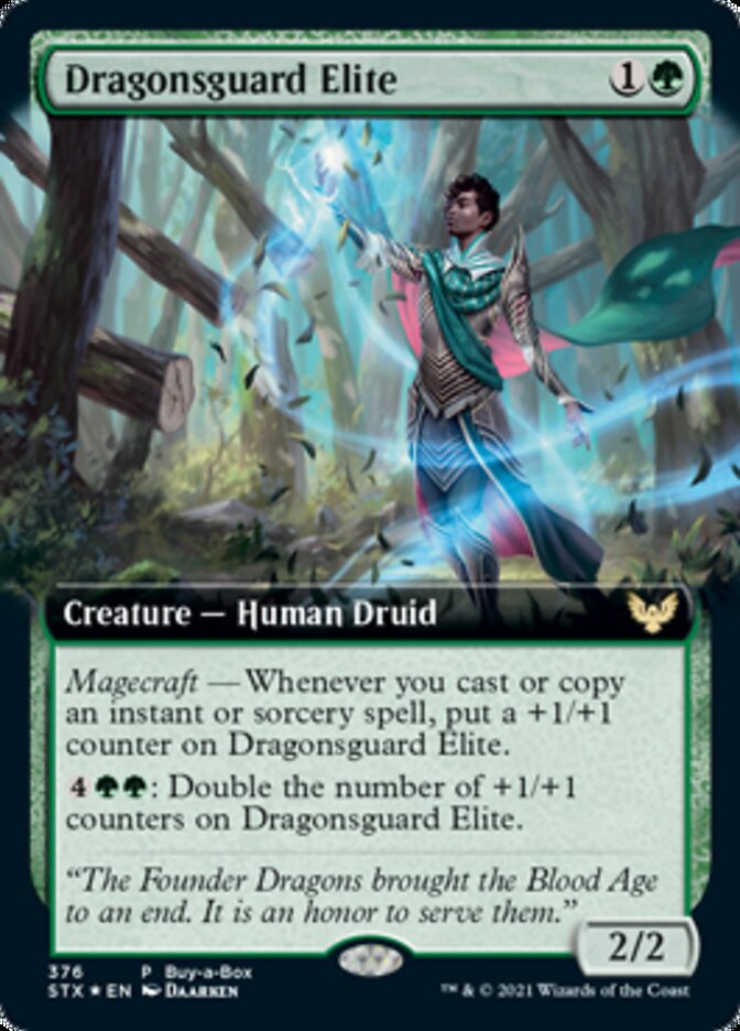 Dragonsguard Elite (Buy-A-Box) [Strixhaven: School of Mages Promos] | Galaxy Games LLC