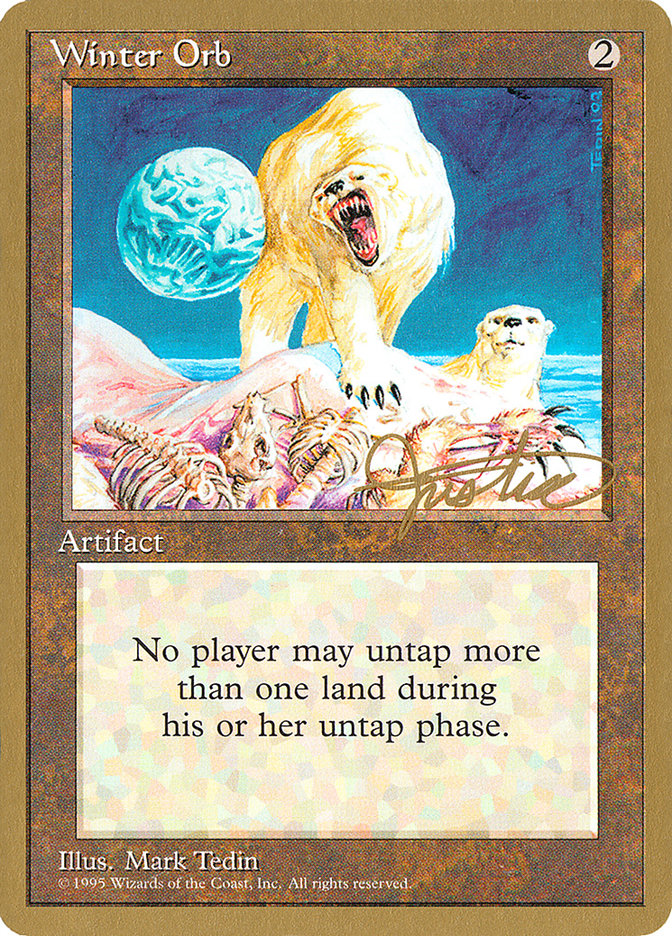 Winter Orb (Mark Justice) [Pro Tour Collector Set] | Galaxy Games LLC