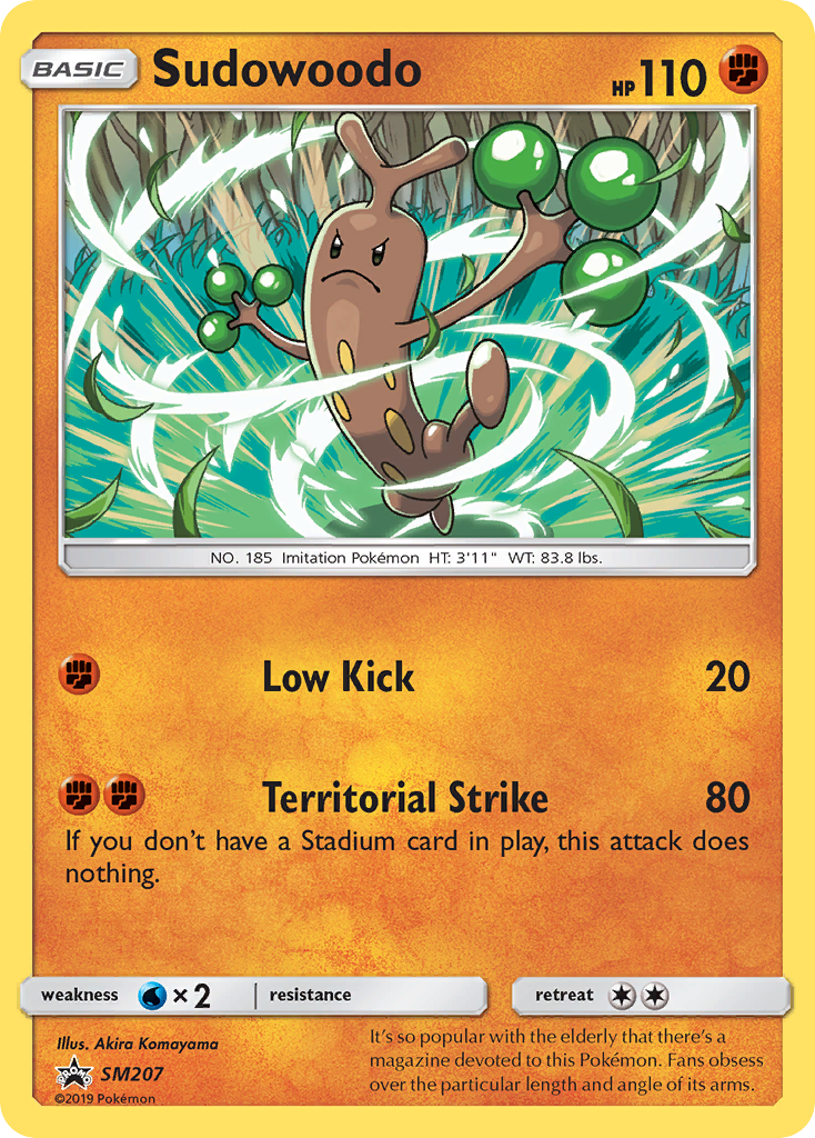 Sudowoodo (SM207) [Sun & Moon: Black Star Promos] | Galaxy Games LLC