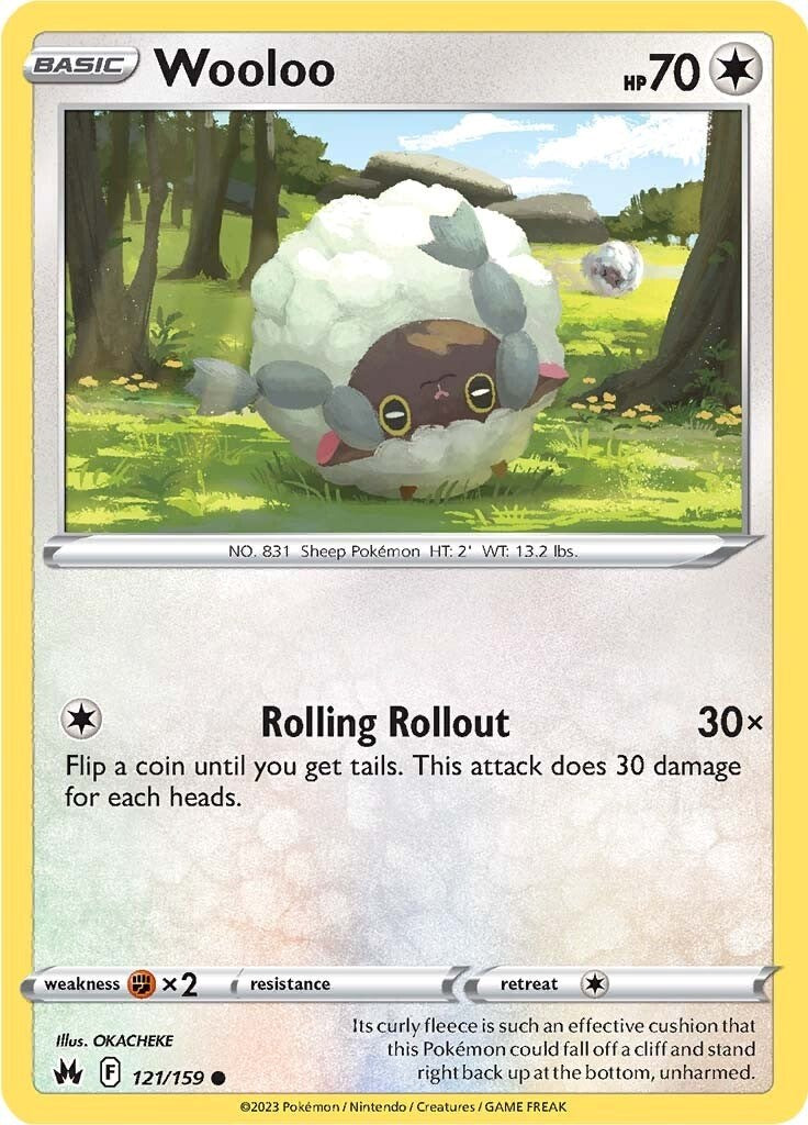 Wooloo (121/159) [Sword & Shield: Crown Zenith] | Galaxy Games LLC