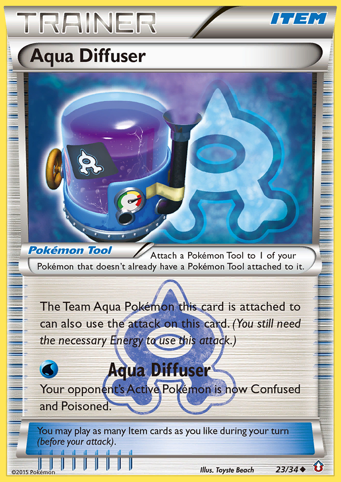 Aqua Diffuser (23/34) [XY: Double Crisis] | Galaxy Games LLC