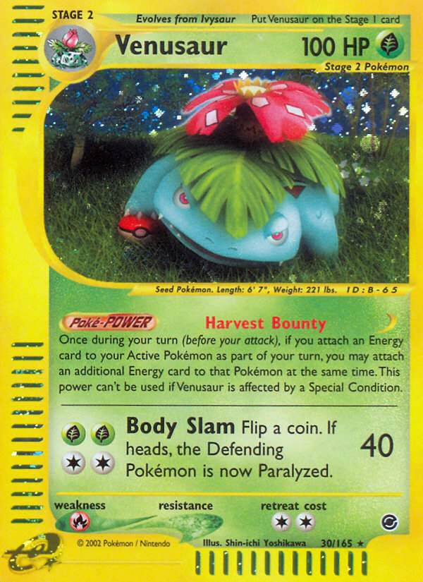 Venusaur (30/165) [Expedition: Base Set] | Galaxy Games LLC