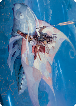 Sky-Blessed Samurai Art Card [Kamigawa: Neon Dynasty Art Series] | Galaxy Games LLC