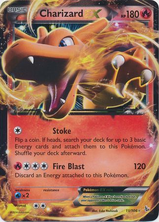 Charizard EX (11/106) (Jumbo Card) [XY: Flashfire] | Galaxy Games LLC