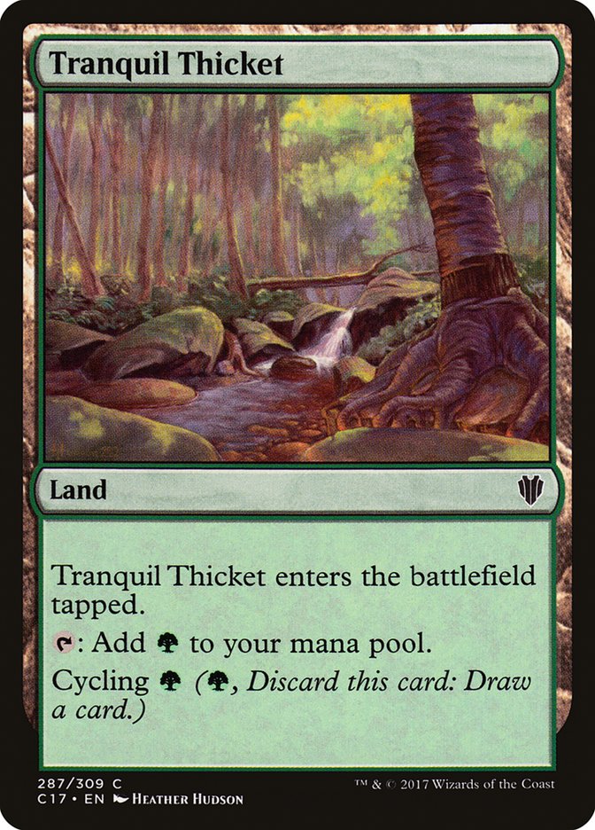 Tranquil Thicket [Commander 2017] | Galaxy Games LLC