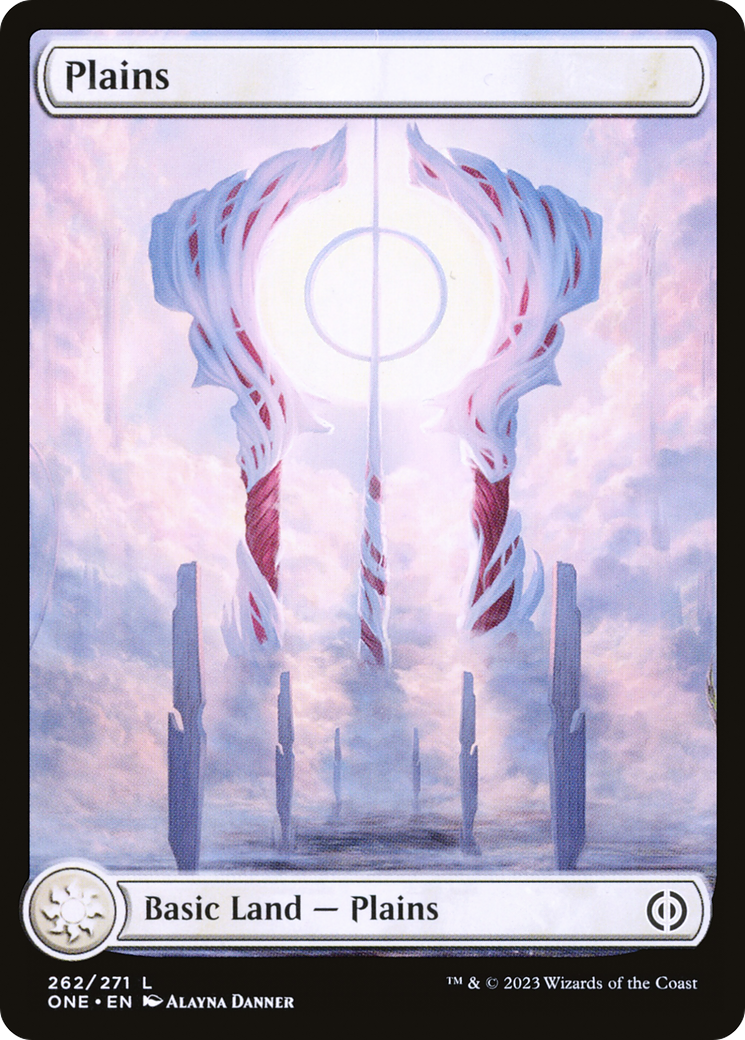 Plains (262) (Full-Art) [Phyrexia: All Will Be One] | Galaxy Games LLC