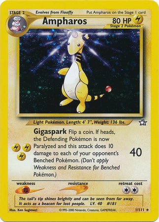 Ampharos (1/111) [Neo Genesis Unlimited] | Galaxy Games LLC