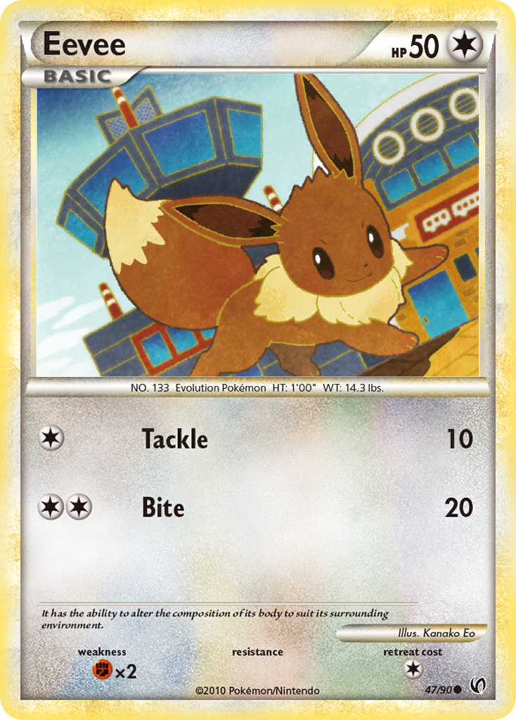 Eevee (47/90) [HeartGold & SoulSilver: Undaunted] | Galaxy Games LLC