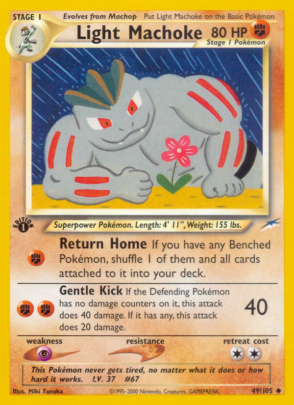 Light Machoke (49/105) [Neo Destiny 1st Edition] | Galaxy Games LLC