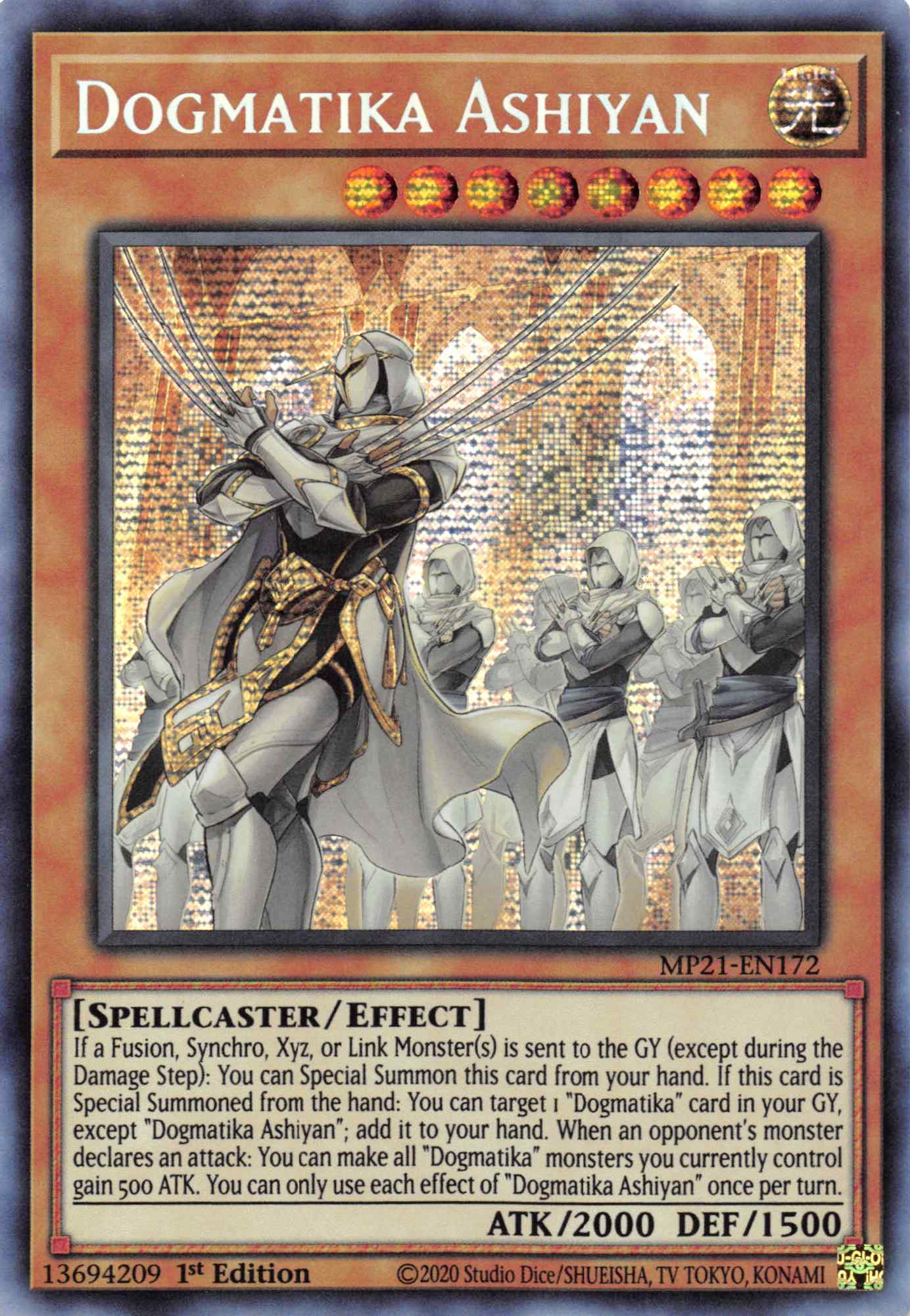 Dogmatika Ashiyan [MP21-EN172] Prismatic Secret Rare | Galaxy Games LLC