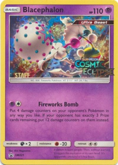 Blacephalon (SM221) (Staff Prerelease Promo) [Sun & Moon: Black Star Promos] | Galaxy Games LLC