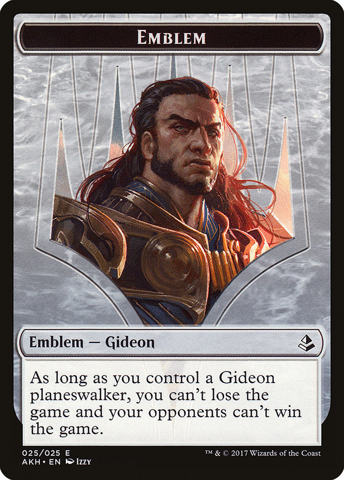 Gideon of the Trials Emblem [Amonkhet Tokens] | Galaxy Games LLC